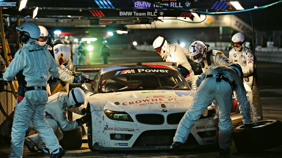 ALMS GT Sebring, BMW Z4 GTE, Box, Radwechsel