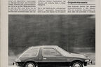 AMC Pacer Limited V8 in auto motor und sport 14/1975