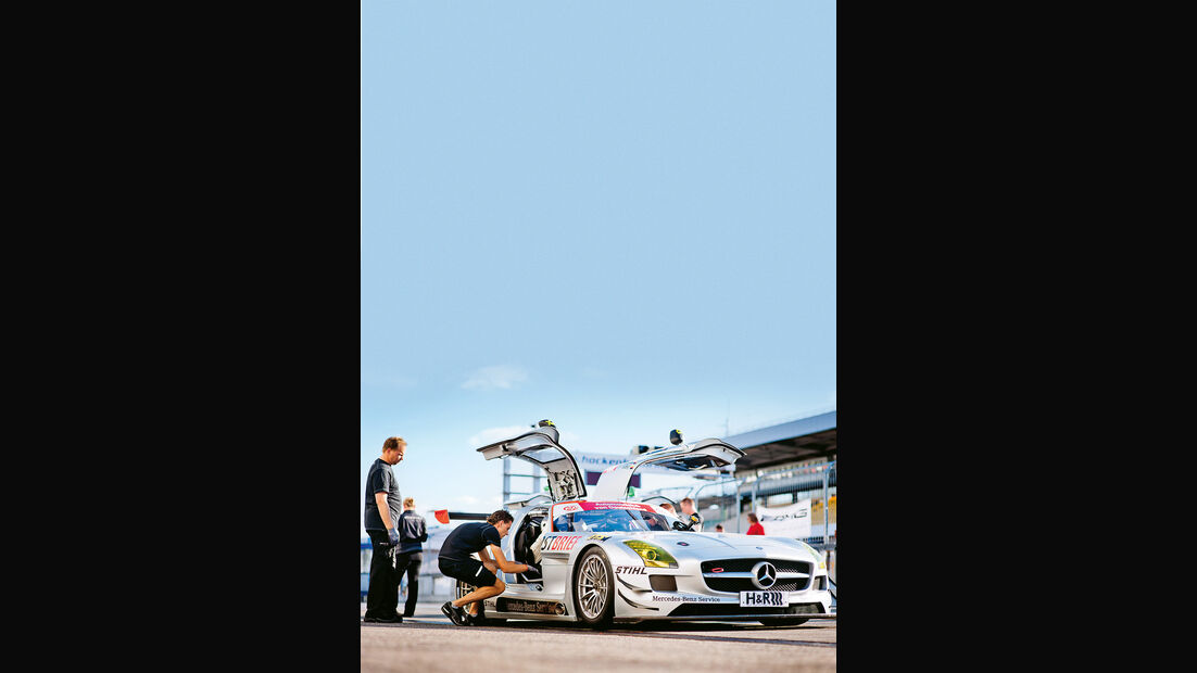 AMG Driving Academy, Mercedes SLS AMG GT3, Frontansicht