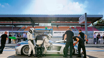 AMG Driving Academy, Mercedes SLS AMG GT3, Seitenansicht