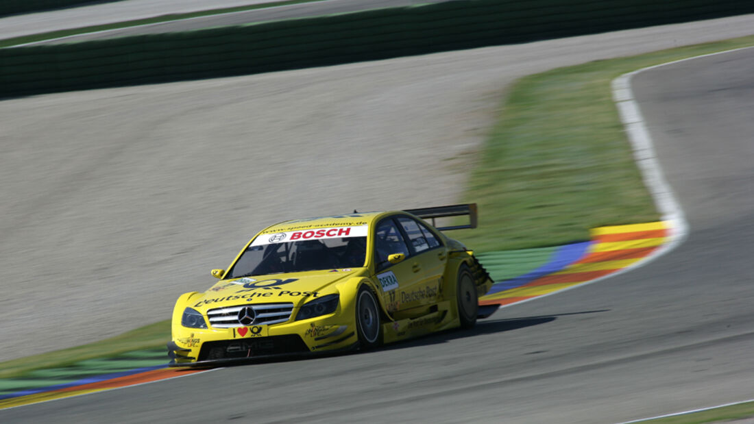 AMG Mercedes bei der DTM in Valencia  - David Coulthard