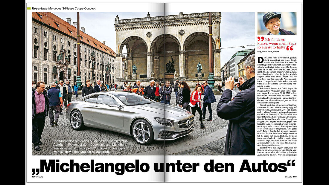AMS Heft 23/2013 Mercedes S-Klasse Coupe Vorstellung
