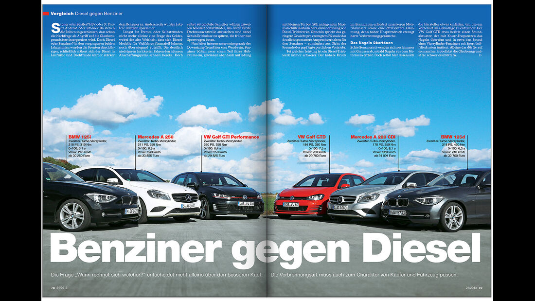 AMS Heft 24/2013 Kompakt Diesel / Benziner