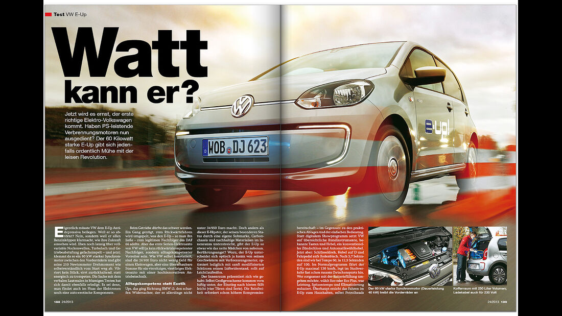 AMS Heft 24/2013 Report VW E-Up & Co.