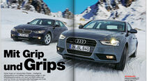 AMS Heft 3 2014 Vergleich Audi A4, BMW 328i
