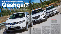 AMS Heft 3 2014 Vergleich Mazda CX-5, Nissan Qashqai, VW Tiguan