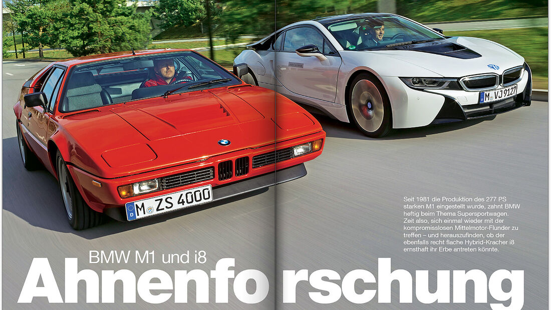 AMS Heft 4 2014 Serie BMW M1 und i8