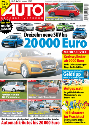 AUTOStraßenverkehr 4 / 2015 Titel