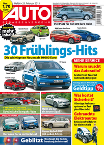 AUTOStraßenverkehr 6 / 2015 Titel