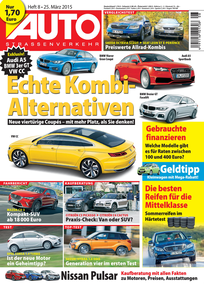 AUTOStraßenverkehr 8 / 2015 Titel