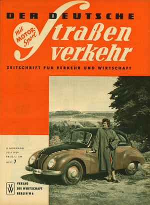 AUTOStraßenverkehr Titel 1953 Heft 07 Vorschau