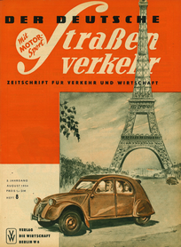 AUTOStraßenverkehr Titel 1953 Heft 08 Vorschau