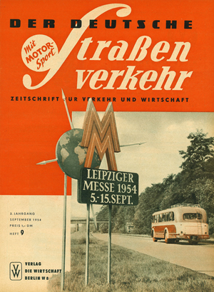 AUTOStraßenverkehr Titel 1953 Heft 09 Vorschau