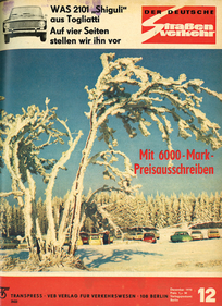 AUTOStraßenverkehr Titel 1970 Heft 12 Vorschau