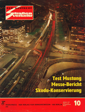 AUTOStraßenverkehr Titel 1973 Heft 10 Vorschau