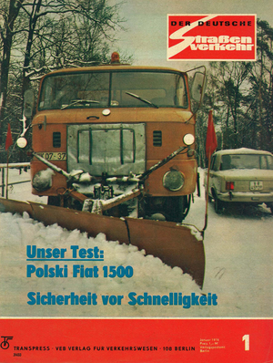 AUTOStraßenverkehr Titel 1974 Heft 01 Vorschau