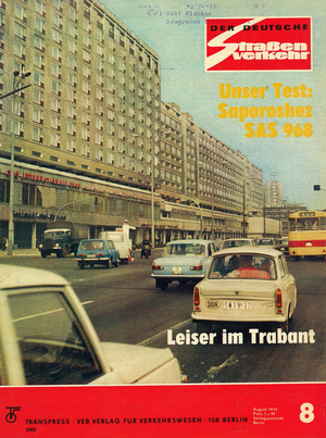 AUTOStraßenverkehr Titel 1974 Heft 08 Vorschau