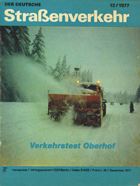 AUTOStraßenverkehr Titel 1977 Heft 12 Vorschau