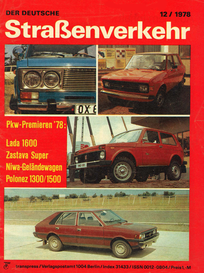 AUTOStraßenverkehr Titel 1978 Heft 12 Vorschau