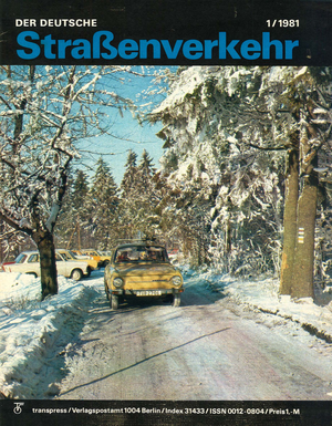 AUTOStraßenverkehr Titel 1981 Heft 01 Vorschau