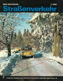 AUTOStraßenverkehr Titel 1981 Heft 01 Vorschau