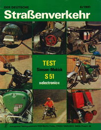 AUTOStraßenverkehr Titel 1981 Heft 06 Vorschau