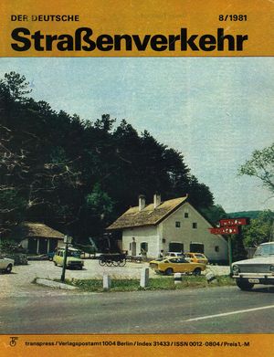 AUTOStraßenverkehr Titel 1981 Heft 08 Vorschau