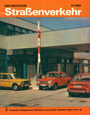 AUTOStraßenverkehr Titel 1981 Heft 11 Vorschau