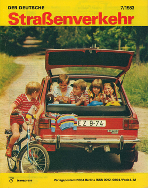 AUTOStraßenverkehr Titel 1983 Heft 07 Vorschau