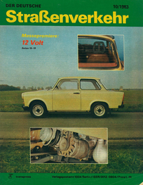 AUTOStraßenverkehr Titel 1983 Heft 10 Vorschau