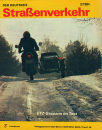 AUTOStraßenverkehr Titel 1984 Heft 03 Vorschau