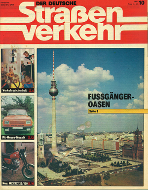 AUTOStraßenverkehr Titel 1984 Heft 10 Vorschau