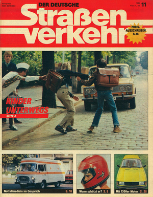 AUTOStraßenverkehr Titel 1984 Heft 11 Vorschau