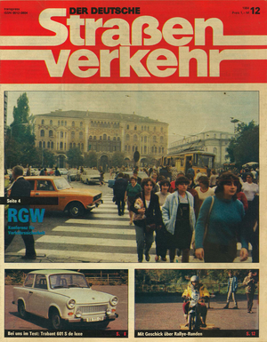 AUTOStraßenverkehr Titel 1984 Heft 12 Vorschau