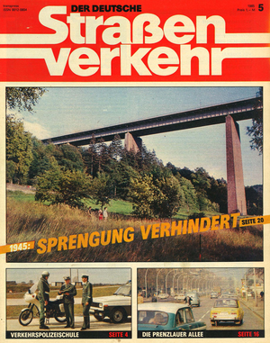 AUTOStraßenverkehr Titel 1985 Heft 05 Vorschau