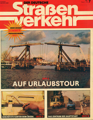 AUTOStraßenverkehr Titel 1985 Heft 07 Vorschau