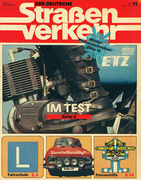 AUTOStraßenverkehr Titel 1985 Heft 11 Vorschau