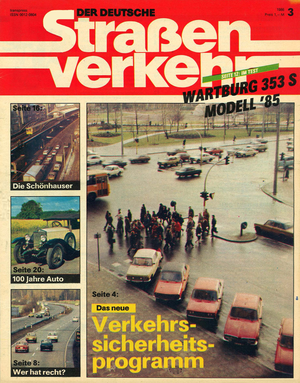 AUTOStraßenverkehr Titel 1986 Heft 03 Vorschau