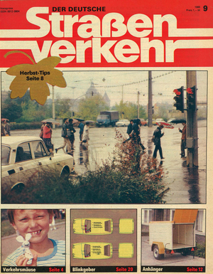 AUTOStraßenverkehr Titel 1986 Heft 09 Vorschau