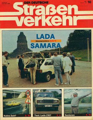 AUTOStraßenverkehr Titel 1986 Heft 10 Vorschau