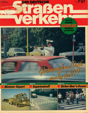 AUTOStraßenverkehr Titel 1987 Heft 07 Vorschau