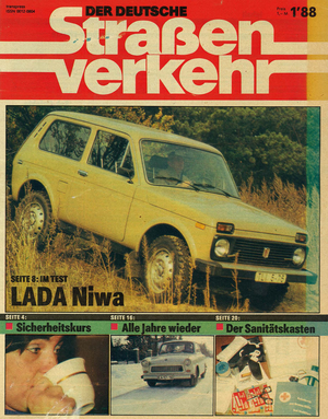 AUTOStraßenverkehr Titel 1988 Heft 01 Vorschau