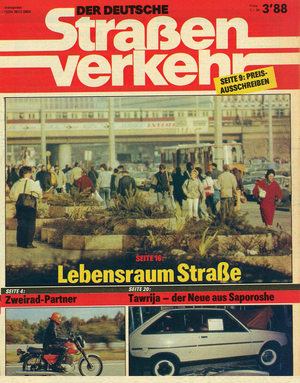 AUTOStraßenverkehr Titel 1988 Heft 03 Vorschau