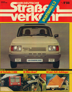 AUTOStraßenverkehr Titel 1988 Heft 09 Vorschau