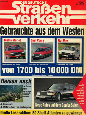 AUTOStraßenverkehr Titel 1990 Heft 03 Vorschau