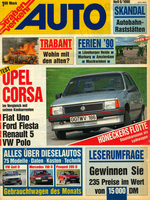 AUTOStraßenverkehr Titel 1990 Heft 06 Vorschau