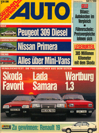 AUTOStraßenverkehr Titel 1990 Heft 11 Vorschau