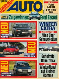 AUTOStraßenverkehr Titel 1990 Heft 12 Vorschau