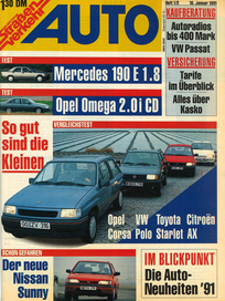 AUTOStraßenverkehr Titel 1991 Heft 01 Vorschau