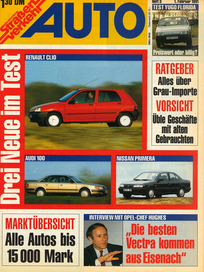 AUTOStraßenverkehr Titel 1991 Heft 03 Vorschau